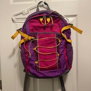 Lands' End Kids Purple and Red Backpack